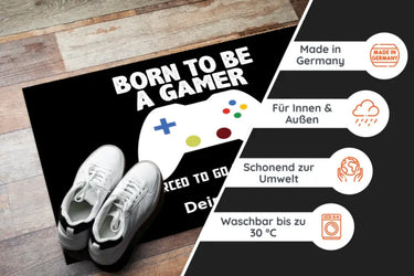 Born to be a Gamer - Gamer Fußmatte